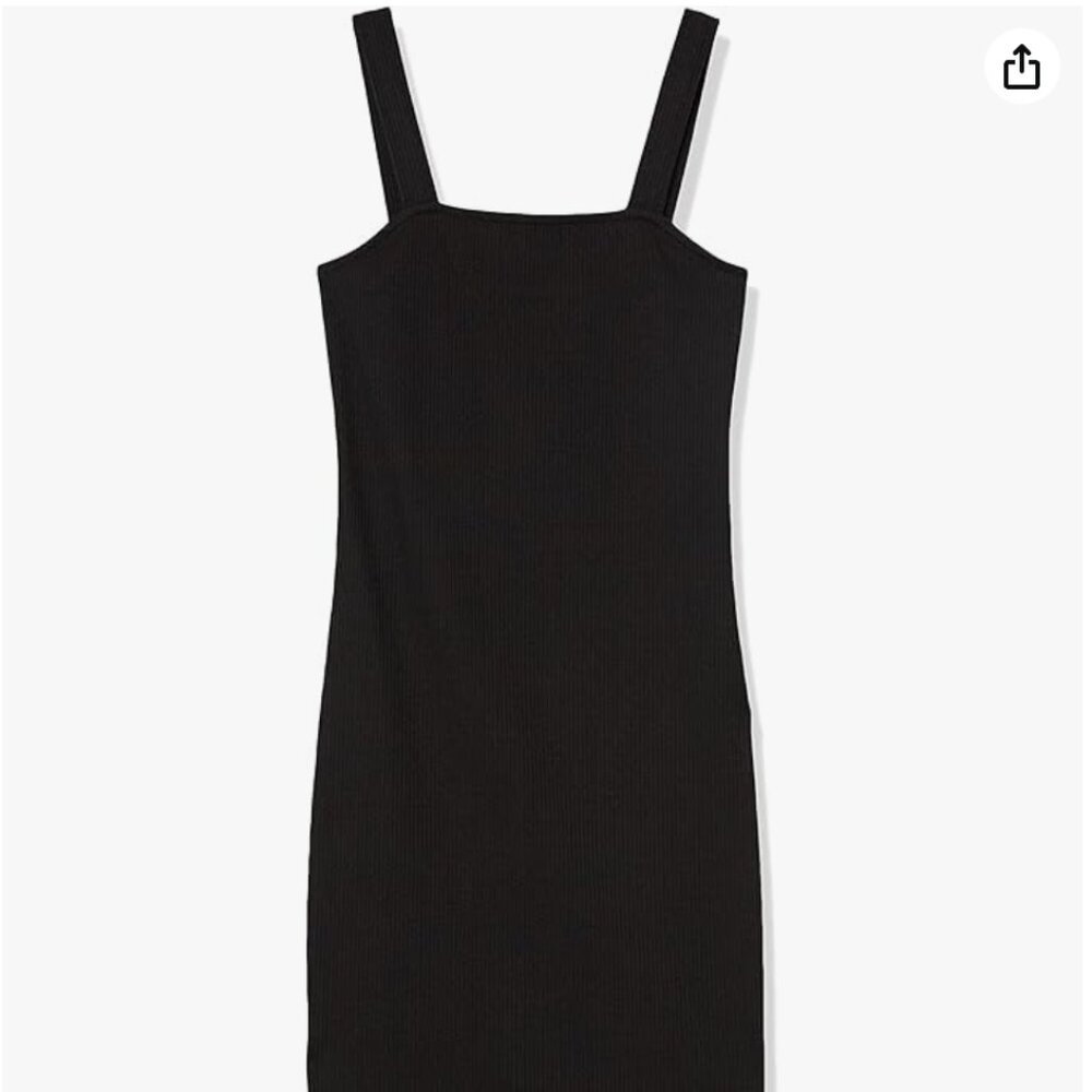 The Drop Women's Amelia Square-Neck Strappy Bodycon Midi Tank Dress - XL